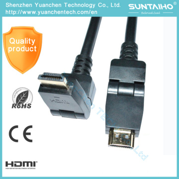Wholesale OEM 90 Degree Rotation 1080P HDMI Cable